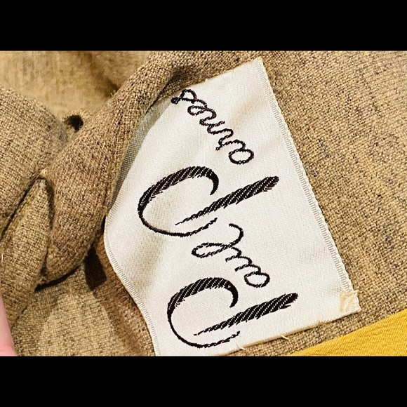 Vintage 40s Paul Parnes RARE couture wool blazer! - Picture 7 of 9